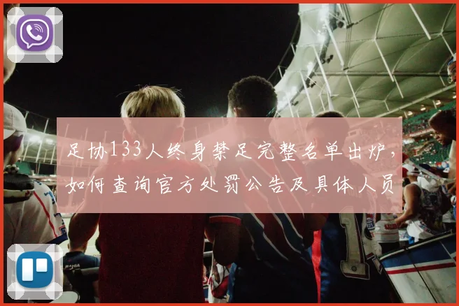 足协133人终身禁足完整名单出炉,如何查询官方处罚公告及具体人员?